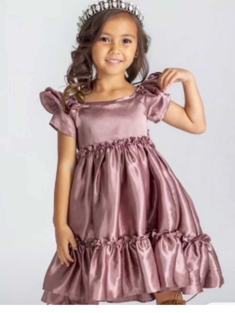 Joyfolie mia dress in burgundy